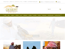 Tablet Screenshot of desertdress.com